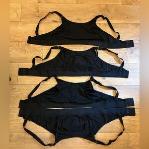 Momcozy, 4 pumping and nursing bras, medium, super comfy, adjustable, black